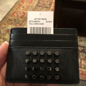 Michael kors men’s tall card case black